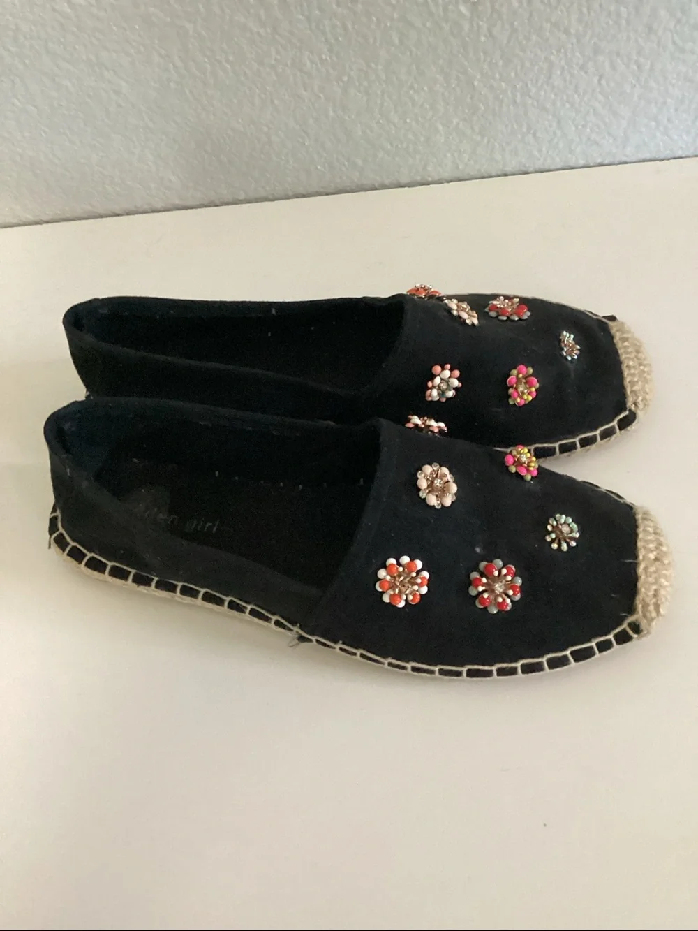 Madden Girl Jeweled Espadrille Flats - Women's Slip-On
